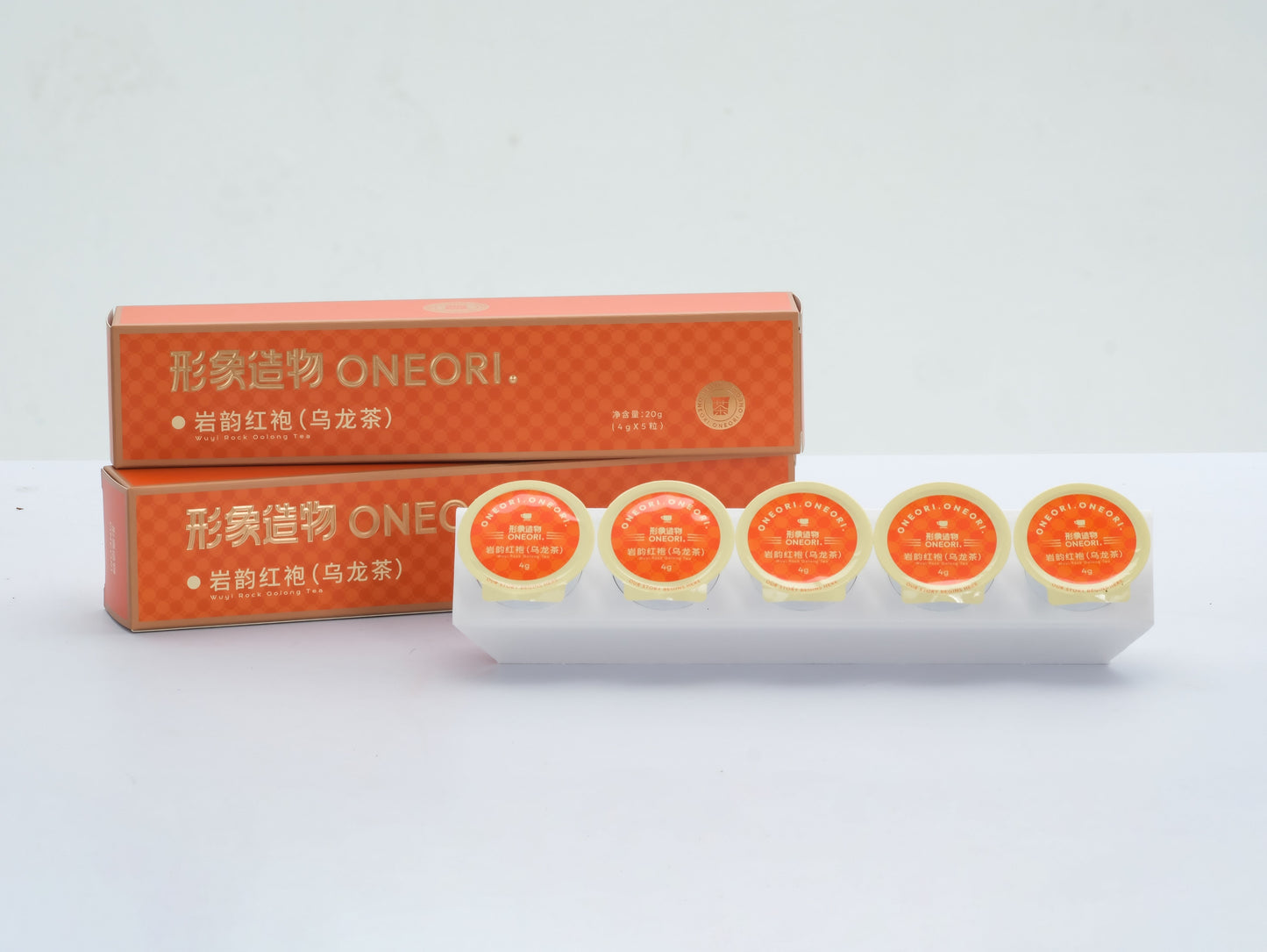 Wuyi Rock OolongTea Capsules |5 Boxes (25 Pods)  | 8 Flavors | K-Cup Compatible |FreeTea Maker| Free Shipping|tea for one